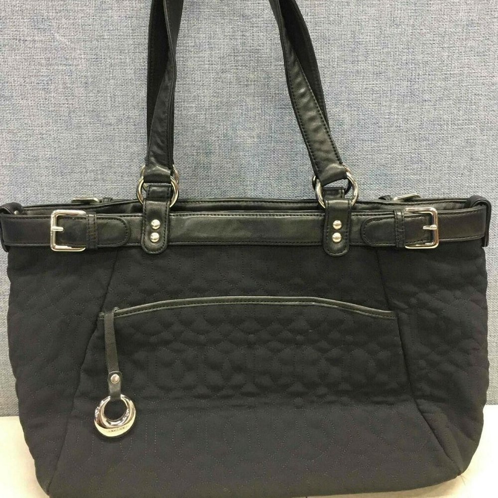 Pliner Donald Bag Tote  Purse Shoulder Large Black Hobo
